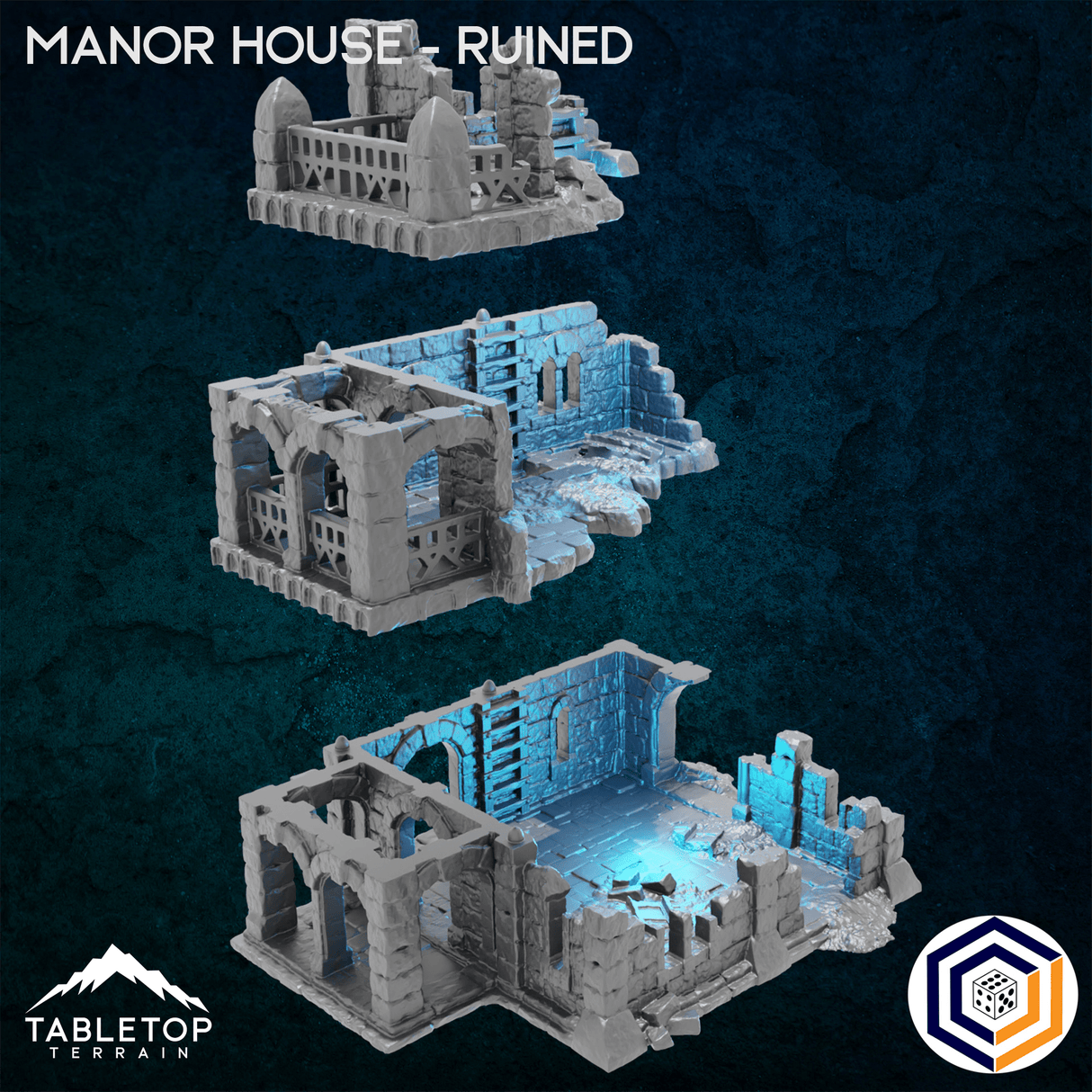 Tabletop Terrain Building Manor House - Kingdom of Tor Ithilas