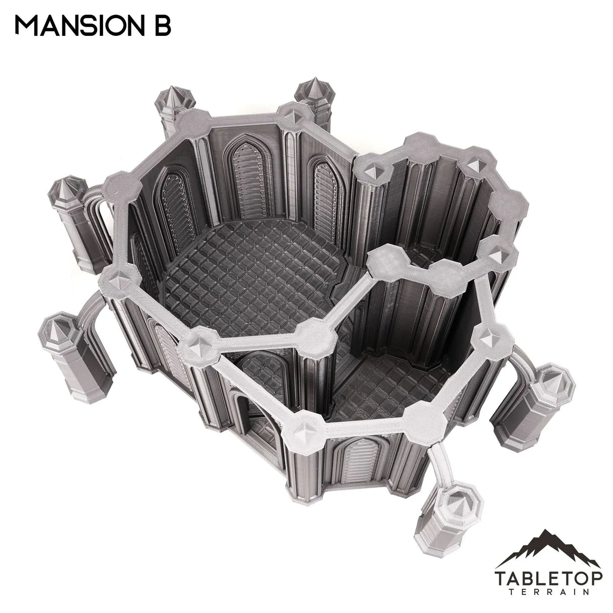 Tabletop Terrain Building Mansion B - Emerita, Imperial Suburbs