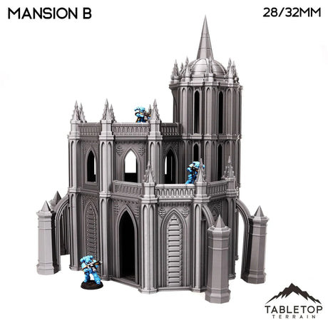 Tabletop Terrain Building Mansion B - Emerita, Imperial Suburbs