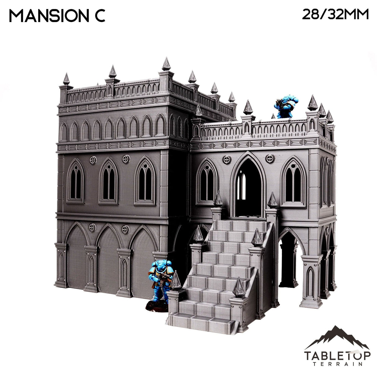 Tabletop Terrain Building Mansion C - Emerita, Imperial Suburbs