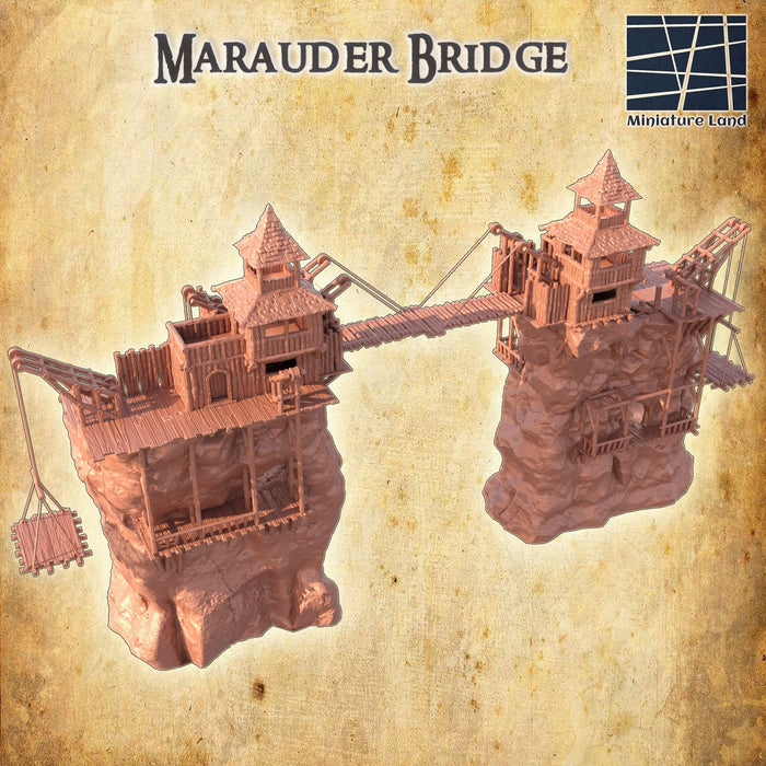 Tabletop Terrain Building Marauder Bridge Cliff