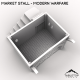 Tabletop Terrain Building Market Stall - Modern Warfare