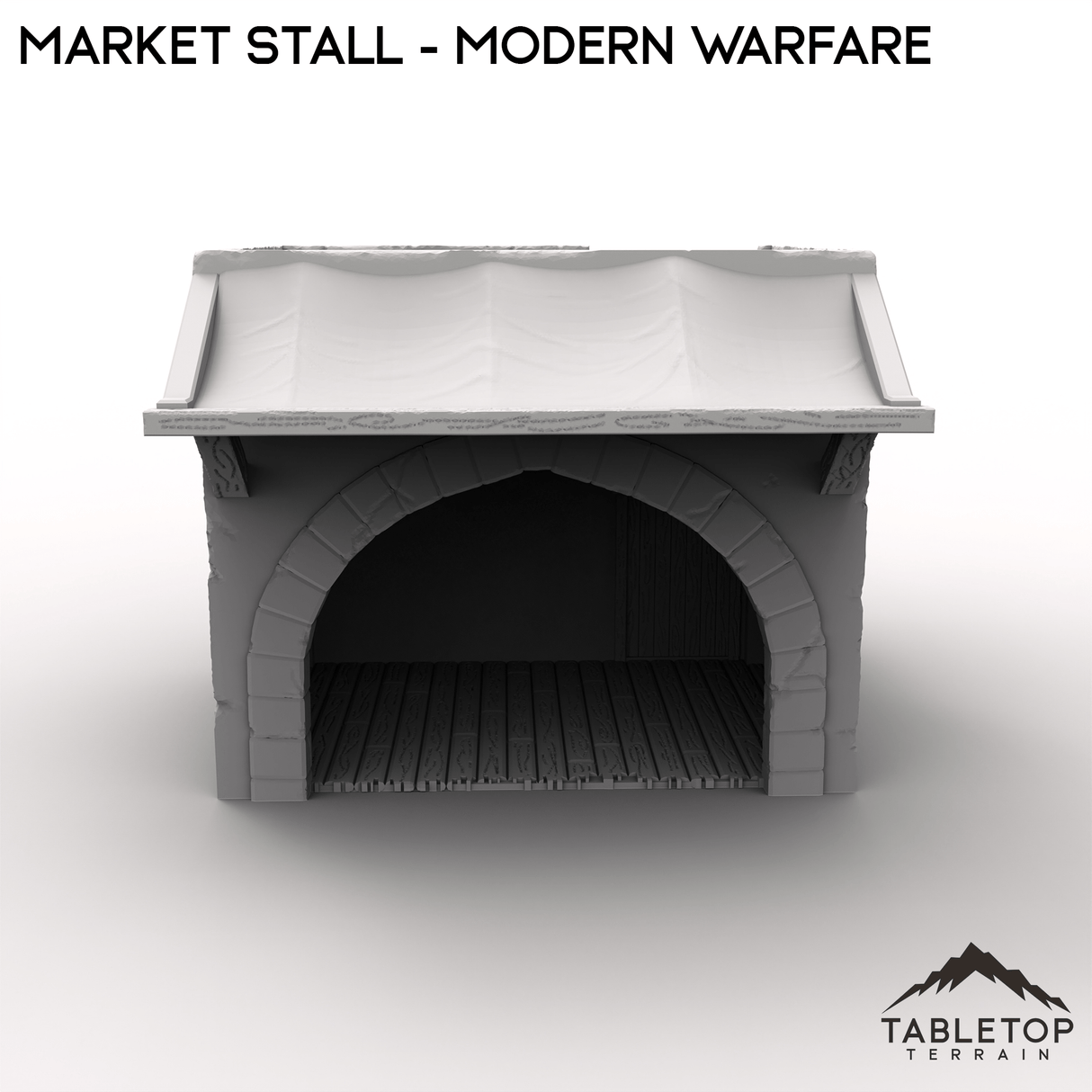 Tabletop Terrain Building Market Stall - Modern Warfare