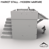 Tabletop Terrain Building Market Stall - Modern Warfare