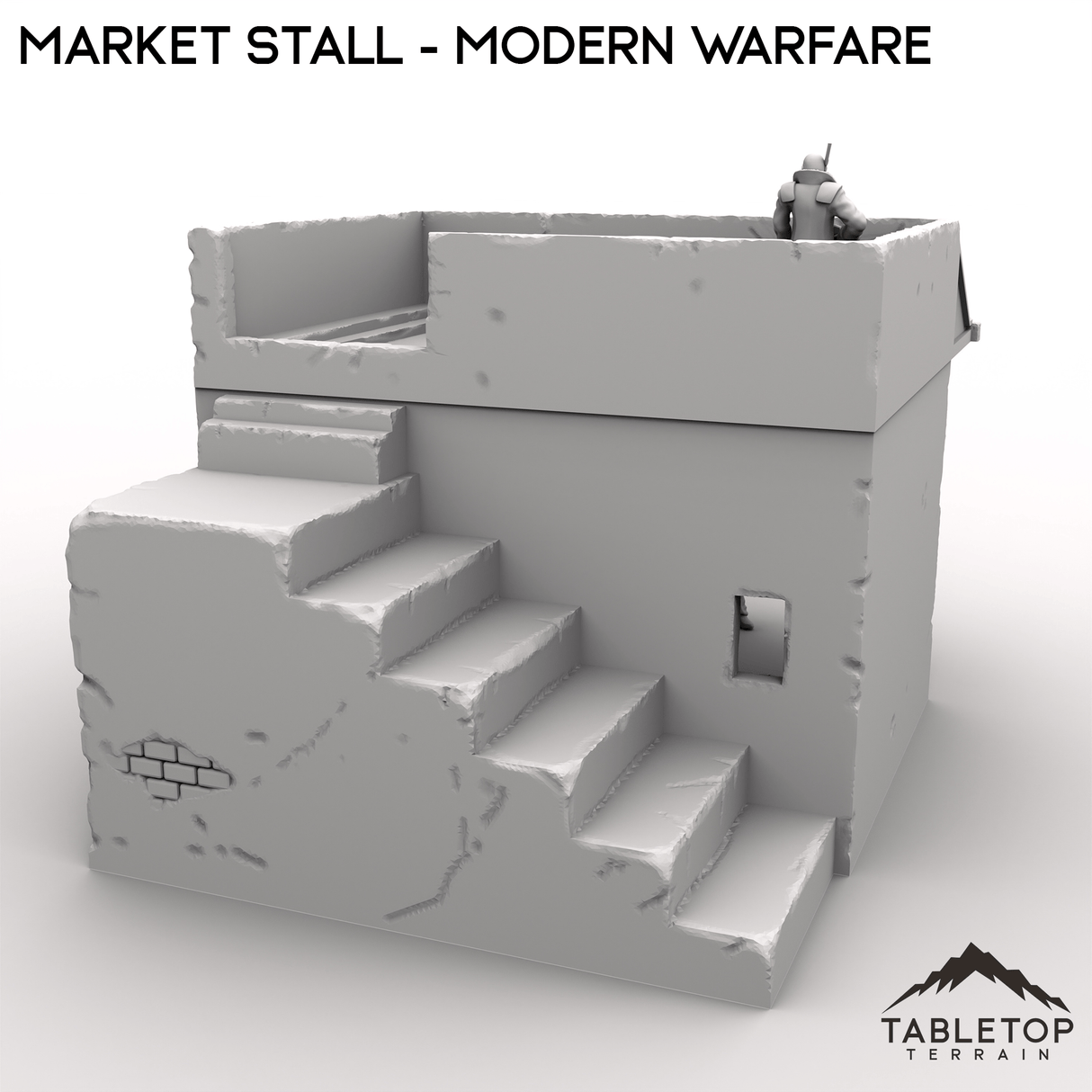 Tabletop Terrain Building Market Stall - Modern Warfare