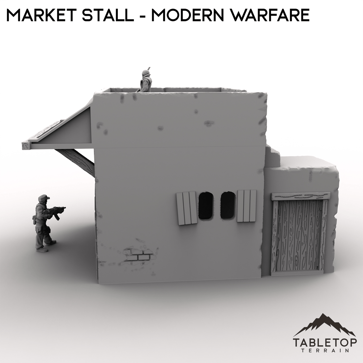 Tabletop Terrain Building Market Stall - Modern Warfare