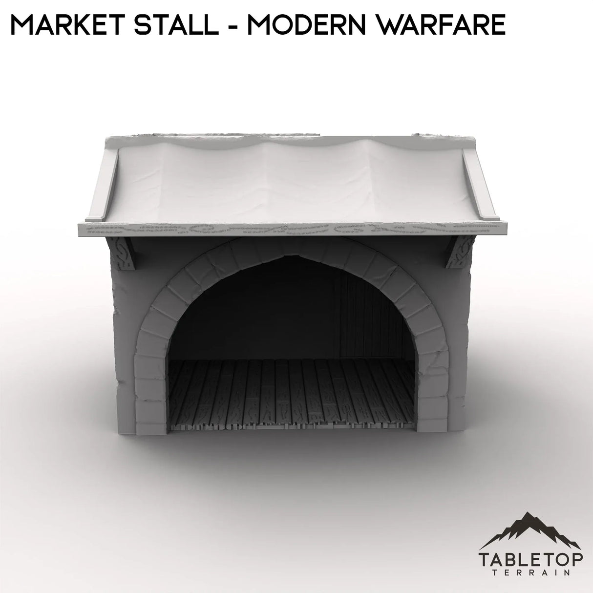 Tabletop Terrain Building Market Stall - Modern Warfare