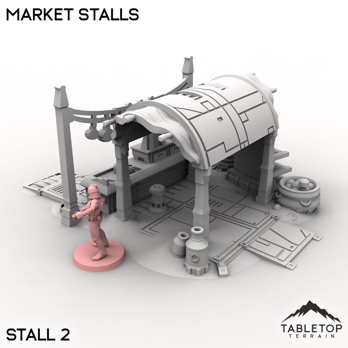 Tabletop Terrain Building Market Stalls