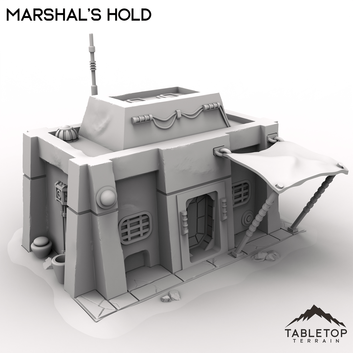 Tabletop Terrain Building Marshal's Hold