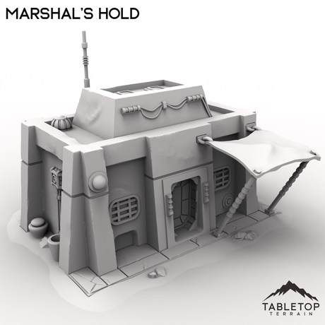 Tabletop Terrain Building Marshal's Hold