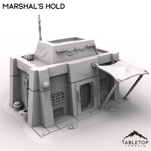 Tabletop Terrain Building Marshal's Hold