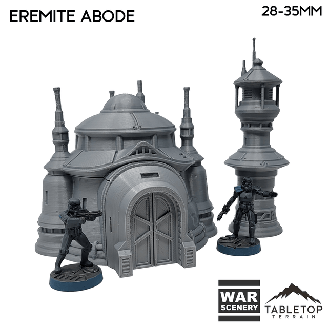 Tabletop Terrain Building Massa'Dun Eremite Abode + Town Pole