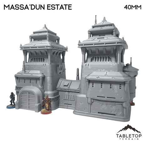 Tabletop Terrain Building Massa'Dun Estate