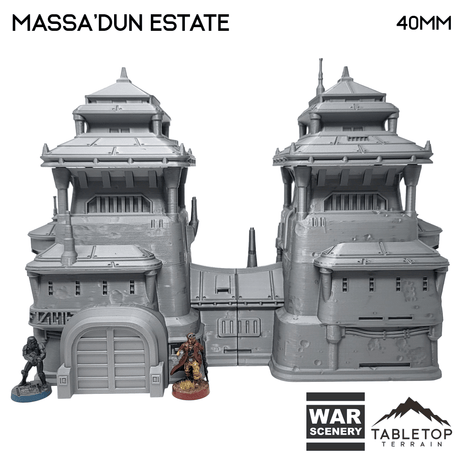 Tabletop Terrain Building Massa'Dun Estate