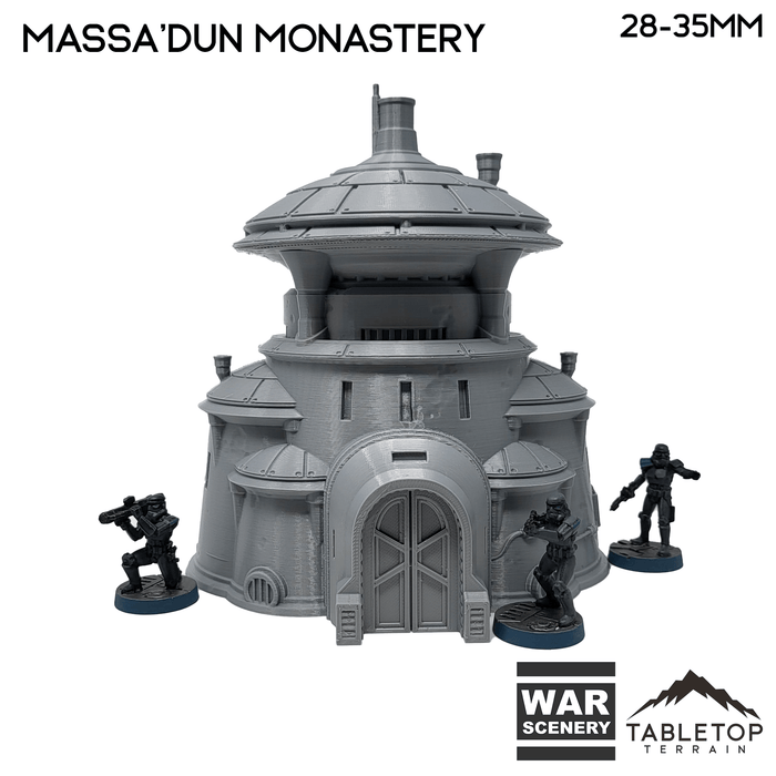 Tabletop Terrain Building Massa'Dun Monastery