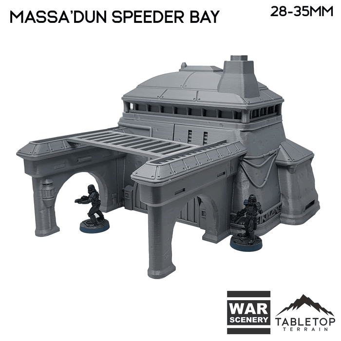 Tabletop Terrain Building Massa'Dun Speeder Bay