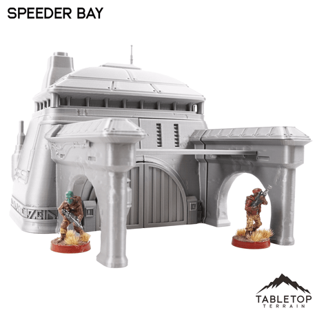 Tabletop Terrain Building Massa'Dun Speeder Bay