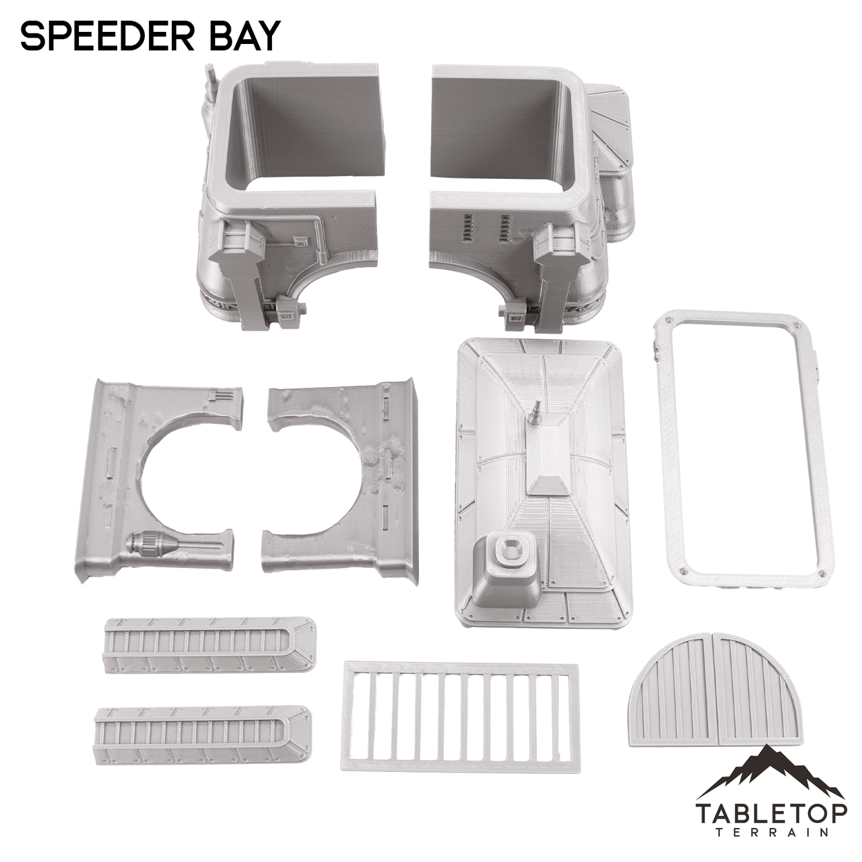 Tabletop Terrain Building Massa'Dun Speeder Bay