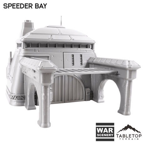 Tabletop Terrain Building Massa'Dun Speeder Bay