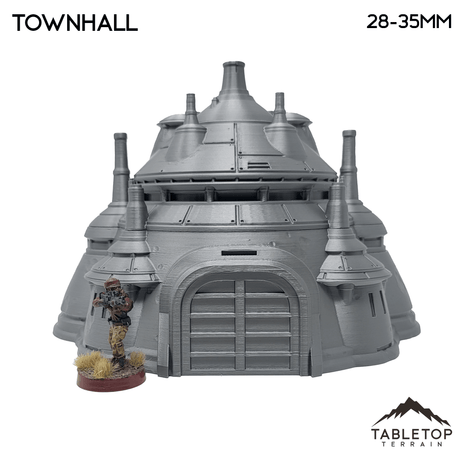 Tabletop Terrain Building Massa'Dun Townhall