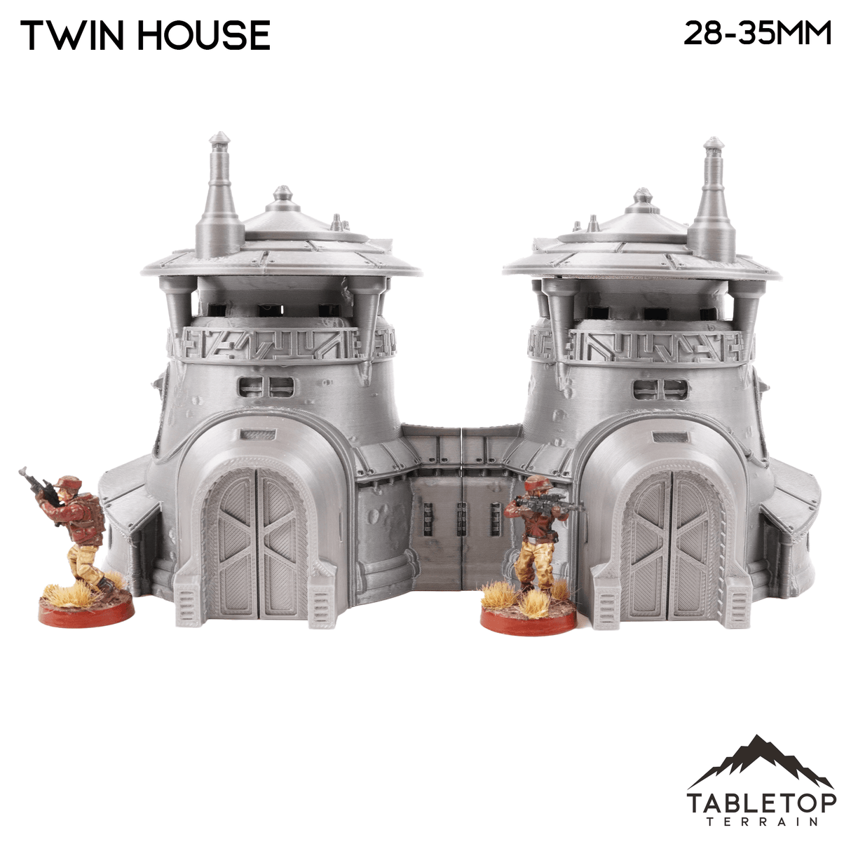 Tabletop Terrain Building Massa'Dun Twin House