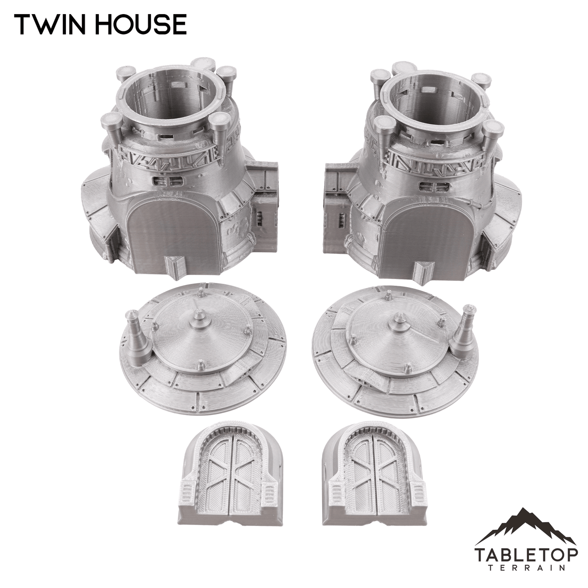 Tabletop Terrain Building Massa'Dun Twin House