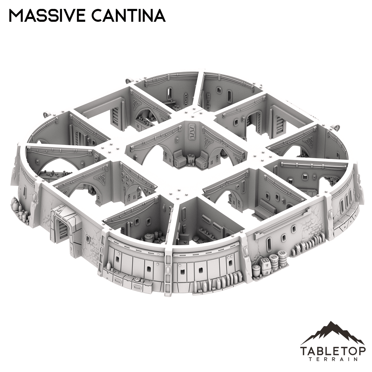 Tabletop Terrain Building Massive Cantina