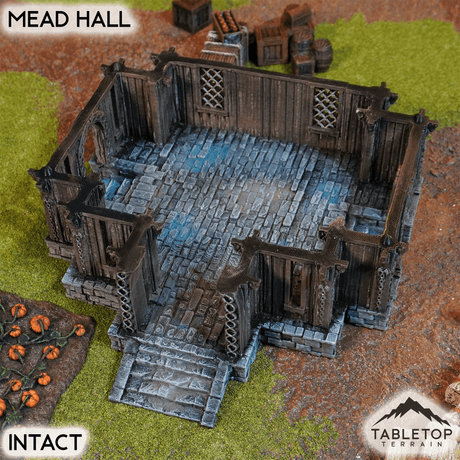 Tabletop Terrain Building Mead Hall - Kingdom of Saxonia