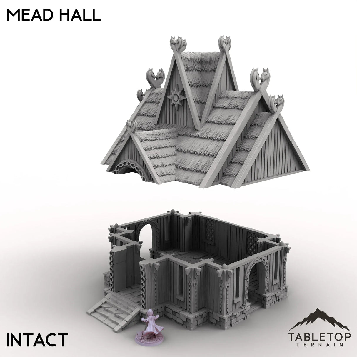 Tabletop Terrain Building Mead Hall - Kingdom of Saxonia