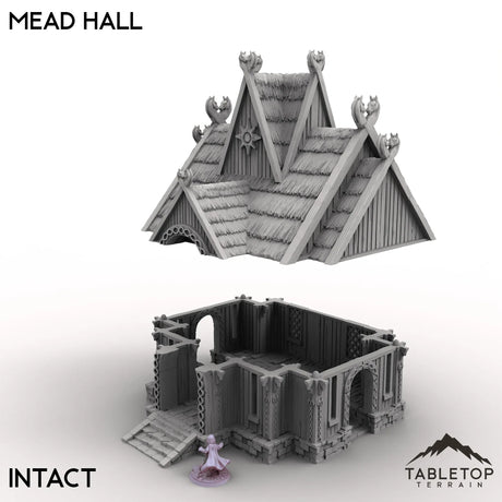 Tabletop Terrain Building Mead Hall - Kingdom of Saxonia
