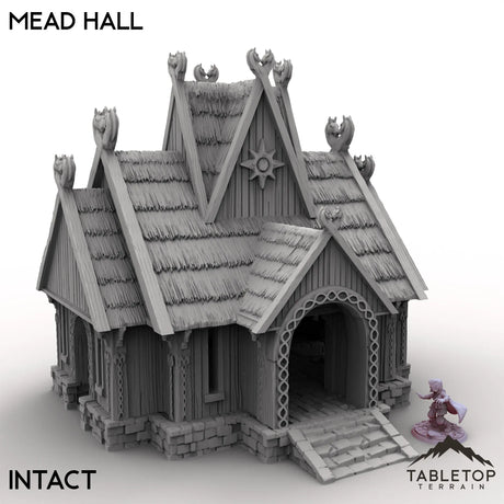 Tabletop Terrain Building Mead Hall - Kingdom of Saxonia