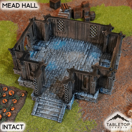Tabletop Terrain Building Mead Hall - Kingdom of Saxonia