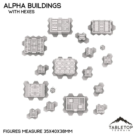 Tabletop Terrain Building Mecha City Alpha Buildings