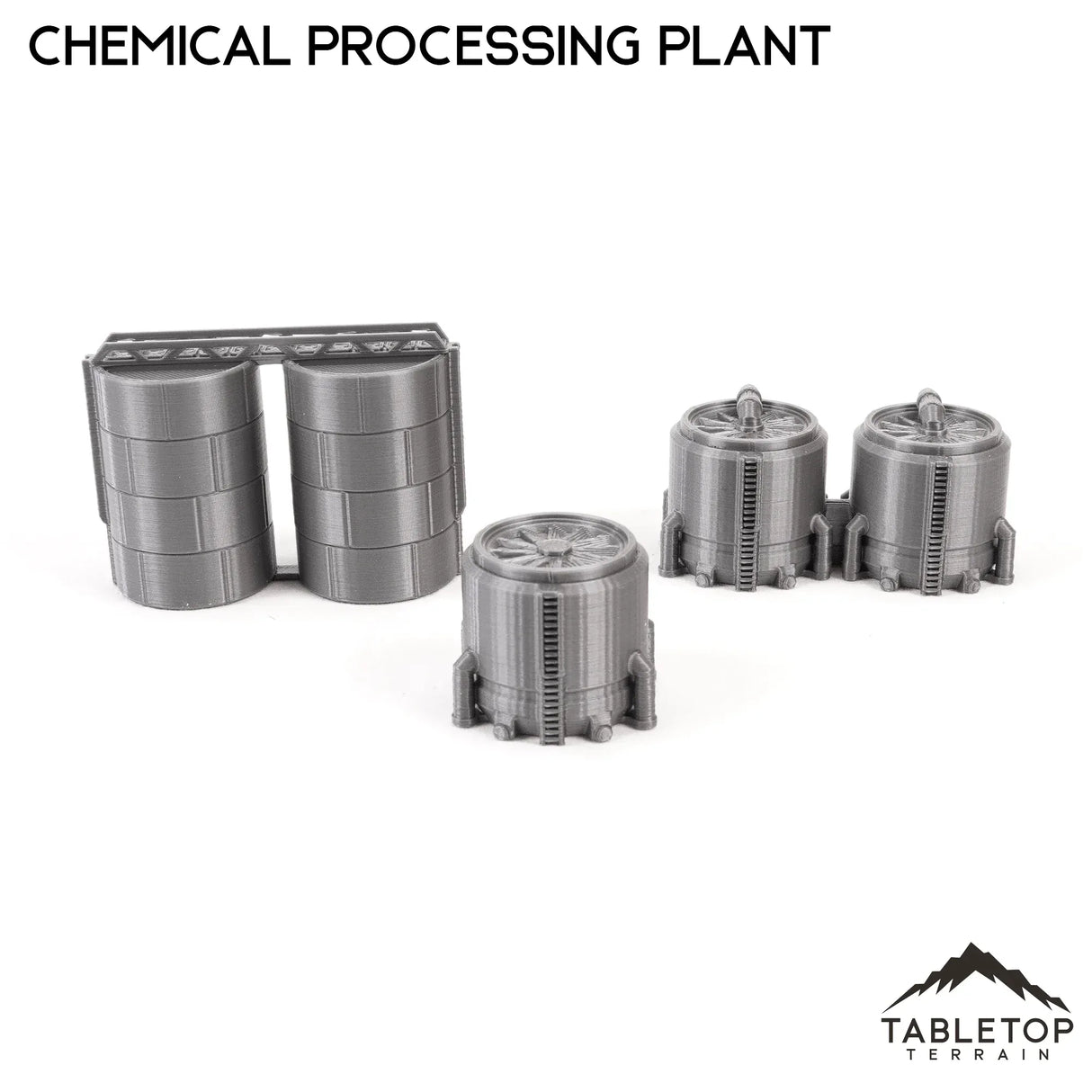 Tabletop Terrain Building Mecha City Chemical Processing Plant