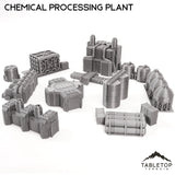 Tabletop Terrain Building Mecha City Chemical Processing Plant