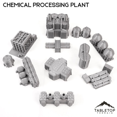 Tabletop Terrain Building Mecha City Chemical Processing Plant
