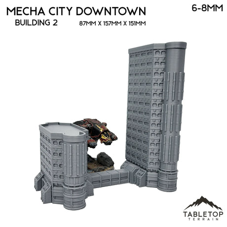Tabletop Terrain Building Mecha City Downtown Buildings - Bundle 1