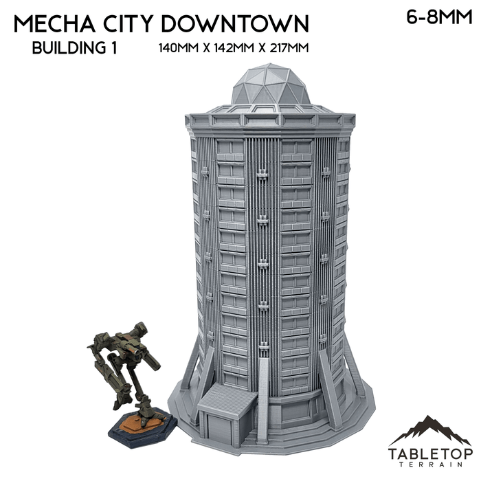 Tabletop Terrain Building Mecha City Downtown Buildings - Bundle 1