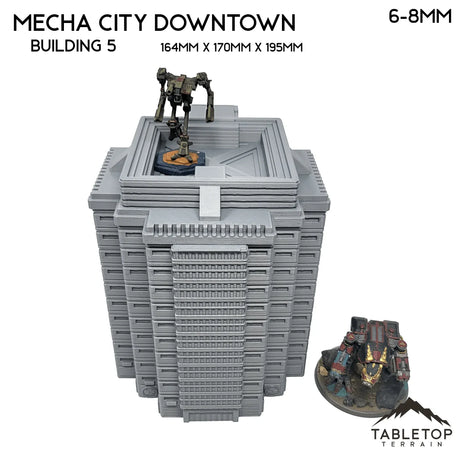 Tabletop Terrain Building Mecha City Downtown Buildings - Bundle 2