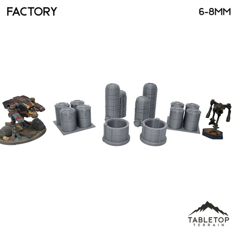 Tabletop Terrain Building Mecha City Factory