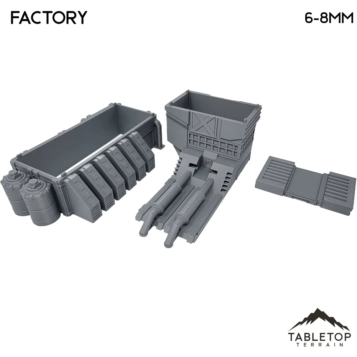 Tabletop Terrain Building Mecha City Factory