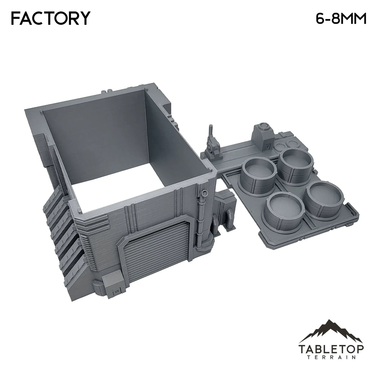 Tabletop Terrain Building Mecha City Factory