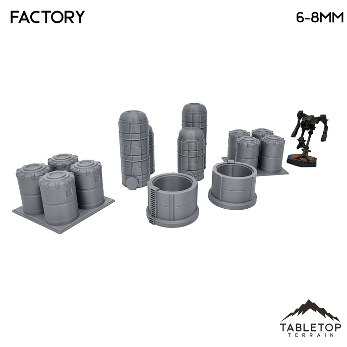 Tabletop Terrain Building Mecha City Factory