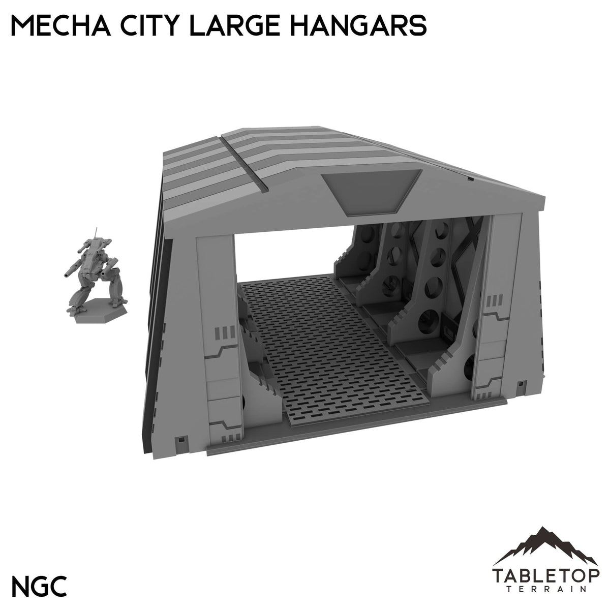 Tabletop Terrain Building Mecha City Large Hangars