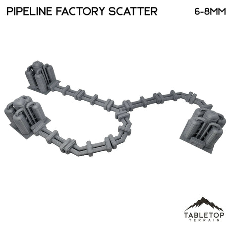 Tabletop Terrain Building Mecha City Pipeline Factory Scatter