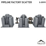 Tabletop Terrain Building Mecha City Pipeline Factory Scatter