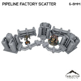 Tabletop Terrain Building Mecha City Pipeline Factory Scatter