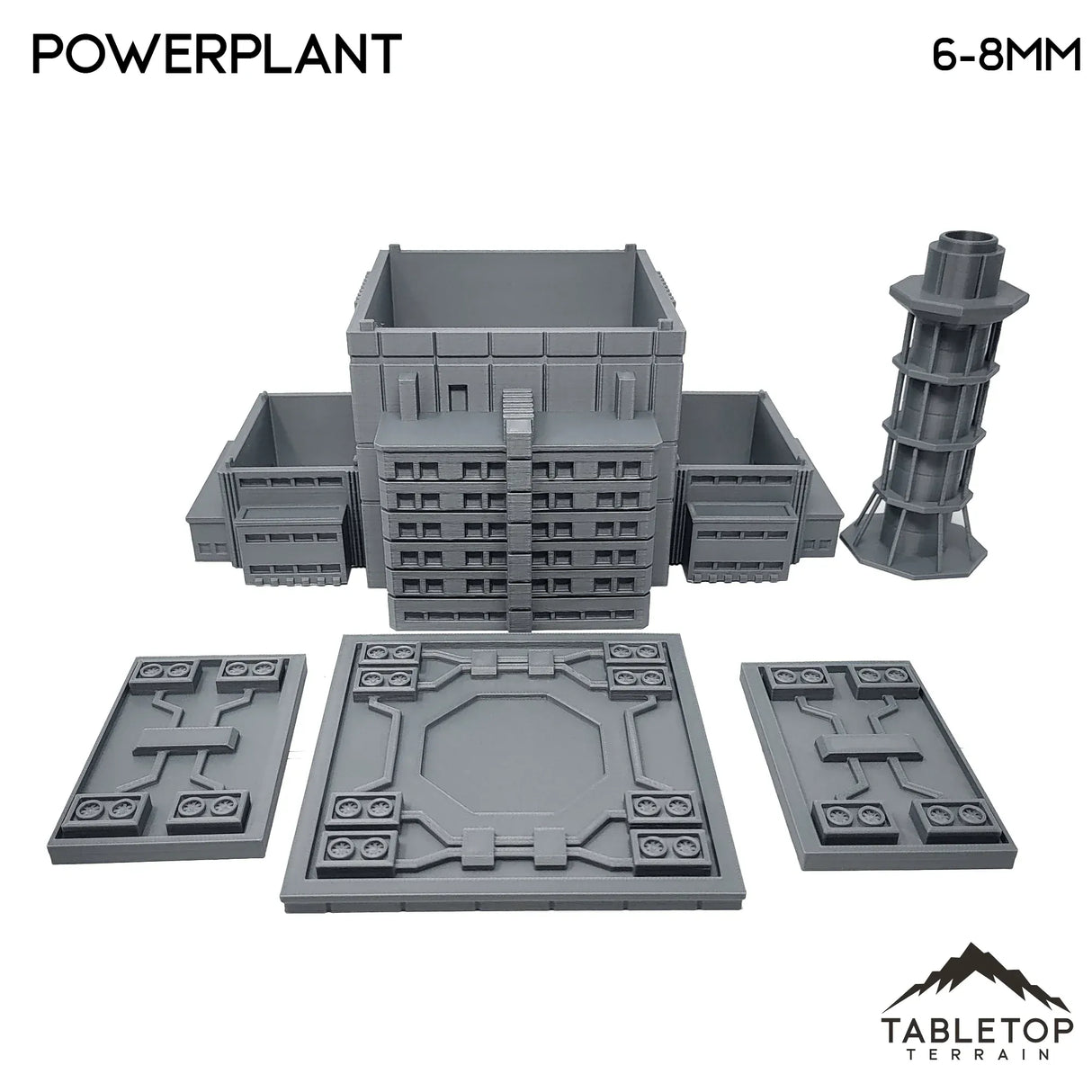 Tabletop Terrain Building Mecha City Powerplant