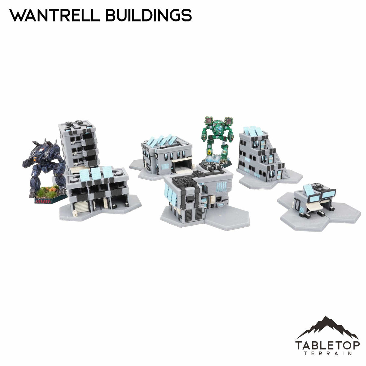 Tabletop Terrain Building Mecha City Wantrell Buildings