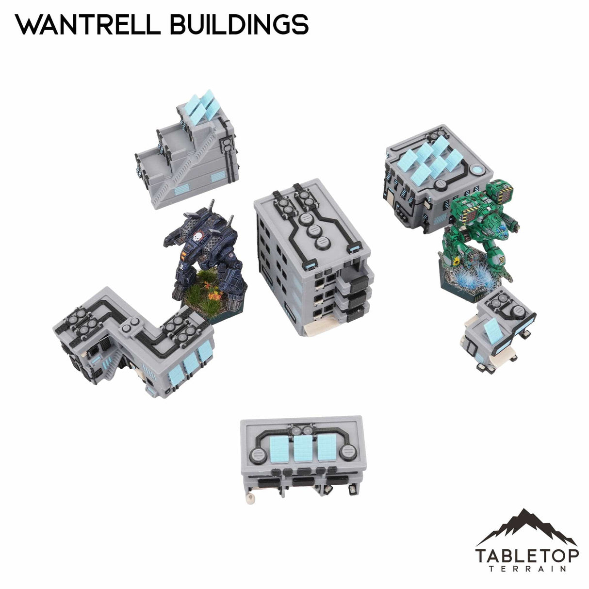 Tabletop Terrain Building Mecha City Wantrell Buildings